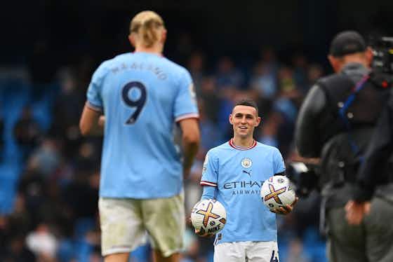 Article image:Man City 6-3 Man Utd: Joao Cancelo sent Bruno Fernandes spinning with touch