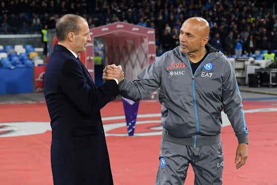 Article image:Napoli 5-1 Juventus: Luciano Spalletti chases Max Allegri for a handshake