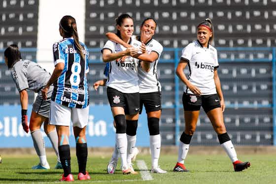 Imagem do artigo:Corinthians e Grêmio se enfrentam pelas quartas de finais do Brasileirão Feminino neste domingo; saiba onde assistir