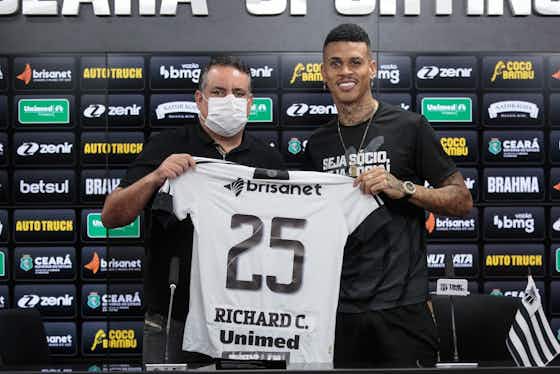 Imagem do artigo:Apresentado pelo Ceará, Richard desabafa sobre falta de oportunidade no Corinthians