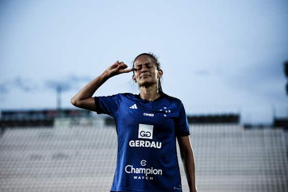 Imagem do artigo:Destaque do Cruzeiro Feminino, Mari Pires celebra seu primeiro gol em 2023: ‘Feliz e motivada!’