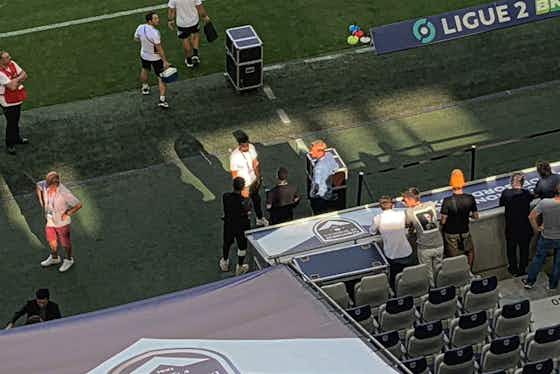 Image de l'article :Vital N’Simba, Yoann Barbet et Jonas Lössl étaient au stade pour Bordeaux-Niort