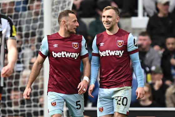 Article image:Kudus Gets 9, Coufal With 5 | West Ham United Players Rated In Tough Loss Vs Newcastle United