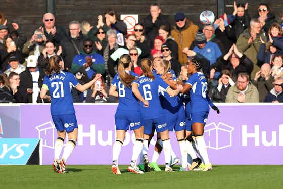 Imagem do artigo:Mesmo com partida apagada, Chelsea Women vence o West Ham United Women e reassume a liderança da WSL
