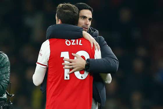 Article image:Arteta Accused of Failing to Manage Ozil as the German is Excluded From the 25-man PL Squad