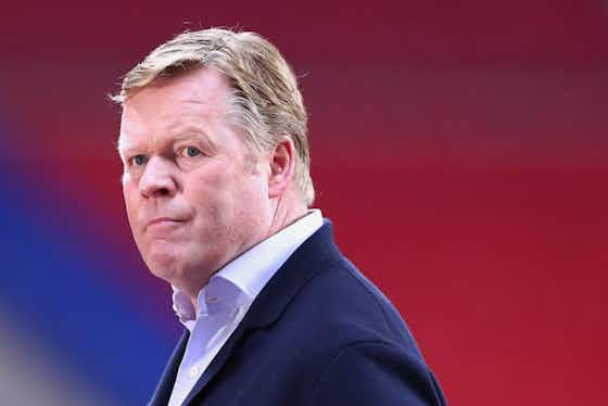 Article image:Ronald Koeman could be out of the Barcelona job by the end of the month