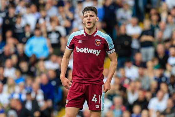 Article image:Cause for concern at West Ham as Ferdinand reveals private chats with Man Utd & Chelsea target Declan Rice