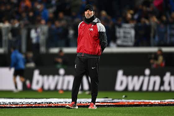 Article image:Worrying Liverpool trend has emerged from Atalanta win; Klopp will be tearing his hair out