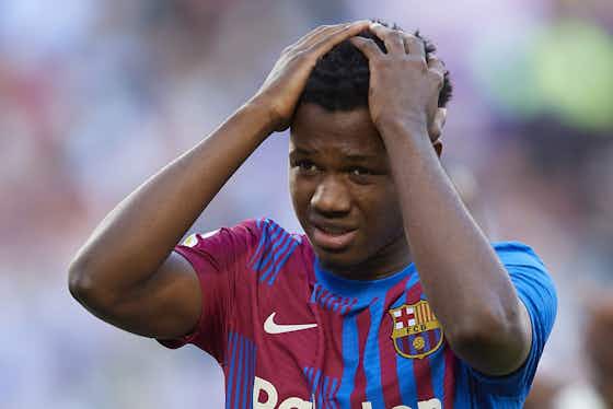 Article image:The date of Ansu Fati’s expected return to action with Barcelona’s first team revealed
