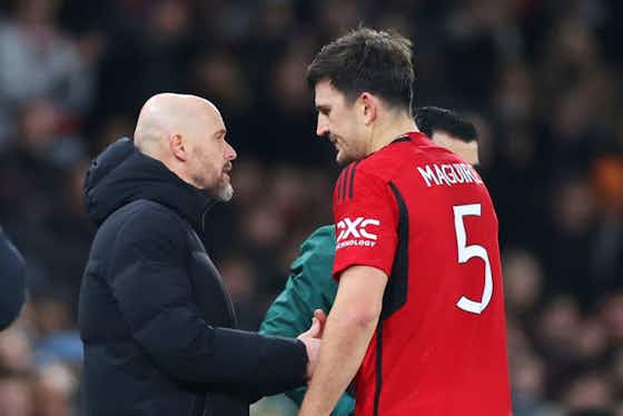 Article image:Erik ten Hag reaffirms one thing West Ham target Harry Maguire wants