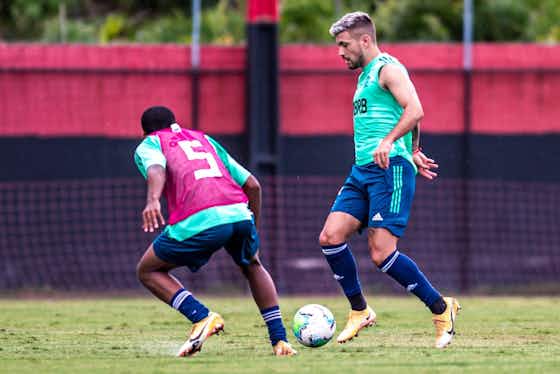 Imagem do artigo:Sem Bruno Henrique, suspenso, Domènec analisa substitutos para o ataque; veja a provável escalação do Flamengo