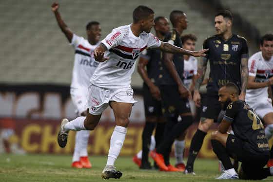 Imagem do artigo:Em jogo marcado pela arbitragem, Ceará e São Paulo ficam no empate em 1 a 1 no Castelão