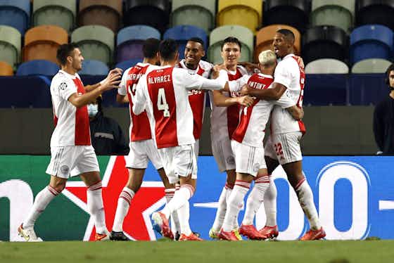 Imagem do artigo:Haller faz quatro e ex-São Paulo dá três assistências na goleada do Ajax sobre o Sporting, em Lisboa