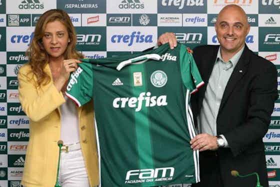 Imagen del artículo:Leila Pereira acena que pode perder patrocínio máster do Palmeiras em 2025