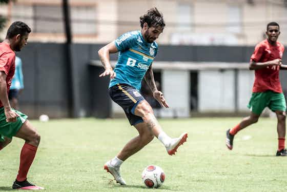 Imagem do artigo:Com dois gols de Léo Baptistão, Santos vence a Portuguesa em jogo treino