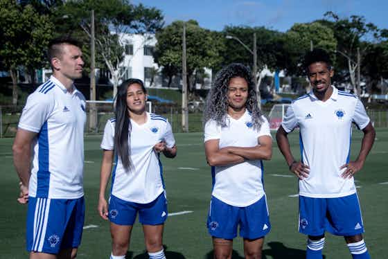 Imagem do artigo:Com nova tecnologia, Cruzeiro lança uniforme 2 com menção à história do clube