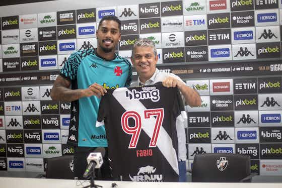Imagem do artigo:Com a camisa 97, Fábio Gomes é apresentado no Vasco e cita Edmundo