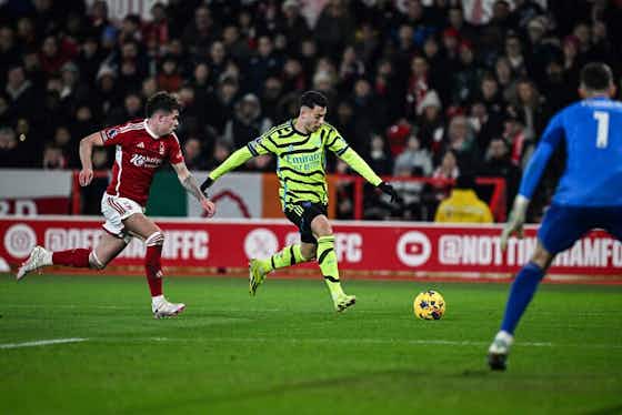 Imagem do artigo:Arsenal vence Nottingham Forest com gol e assistência de Gabriel Jesus