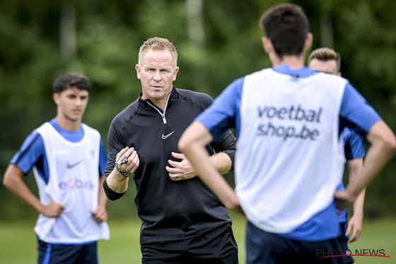 Image de l'article :📷 Wouter Vrancken dispense son premier entraînement à la tête de Genk, 21 joueurs présents 