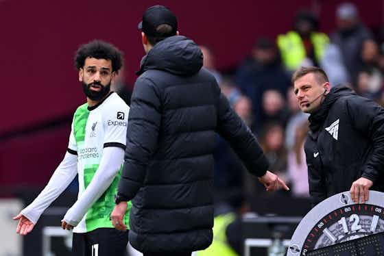 Imagen del artículo:Clima tenso! Klopp e Salah discutem em tropeço do Liverpool