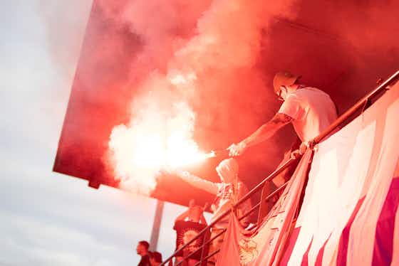 Image de l'article :[PHOTOS] Les supporters caennais bouillants avant le derby