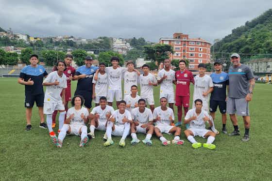 Imagem do artigo:Santos FC vence Polo Novorizontino e segue 100% na Copa Buh das categorias Sub-15 e Sub-17