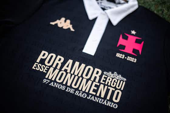Imagem do artigo:Vasco atuará com homenagem ao aniversário de São Januário na camisa no clássico