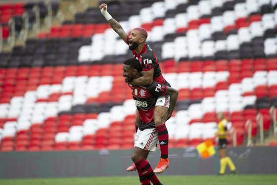 Imagem do artigo:Decisivo, Gabigol marca contra o Inter e mira Bebeto na artilharia do Flamengo na história dos Brasileiros
