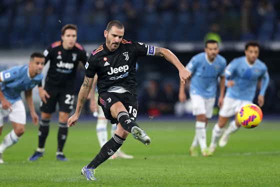 Artikelbild:Bonucci-Doppelpack sichert Juve drei Punkte gegen Lazio