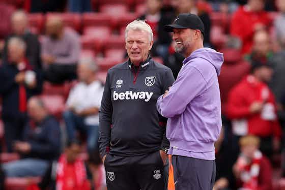 Article image:West Ham boss David Moyes hails Jurgen Klopp after final meeting before Liverpool exit: 'He's the daddy'