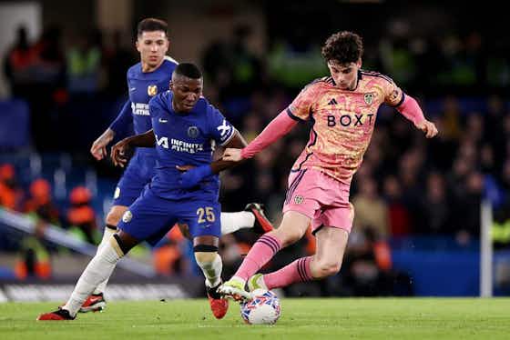Article image:Chelsea march on in FA Cup but £220m Moises Caicedo and Enzo Fernandez outshone by Leeds starlet Archie Gray