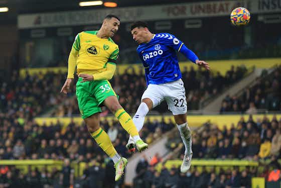 Article image:Godfrey Gets 7, Keane With 5 | Everton Players Rated In Narrow Loss Vs Norwich City