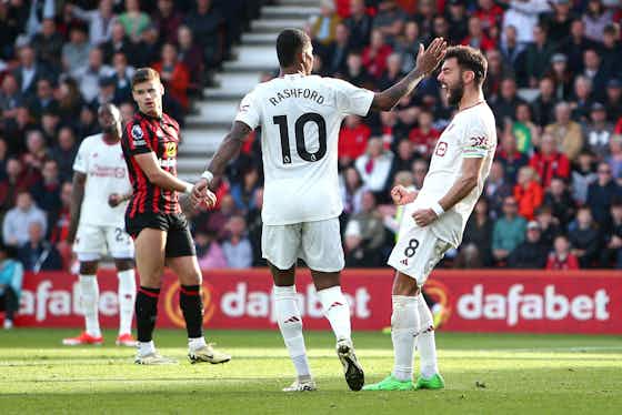 Article image:Fernandes Gets 8.5, Mainoo With 6 | Manchester United Players Rated In Hard-Fought Draw Vs Bournemouth