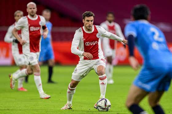 Article image:Jay Gorter beaming after debut clean sheet in 9-0 Ajax rout