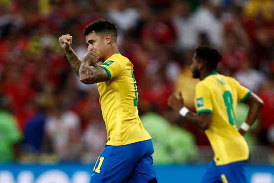 Imagem do artigo:Na despedida do Brasil, Neymar e Vini marcam, e Seleção goleia o Chile