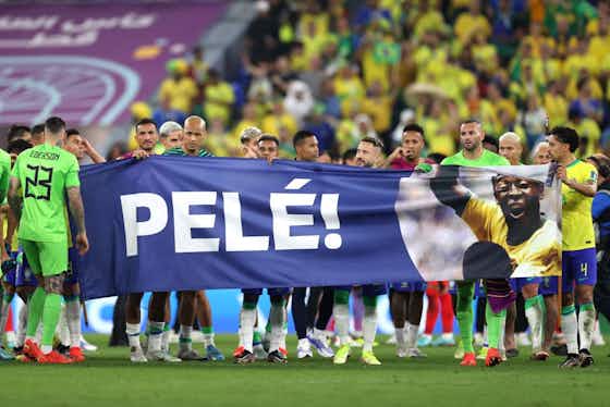 Immagine dell'articolo:📸 Il Brasile vince nel nome di Pelé: striscioni e dediche per o'Rei 🙏🏻