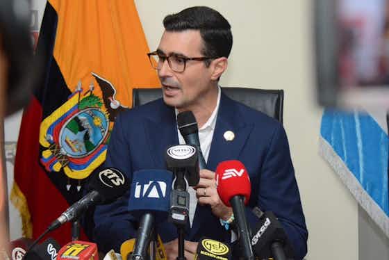 Imagem do artigo:Propuesta de postular a Ecuador para organizar la Copa América "no es una jugada política", aclara Andrés Guschmer