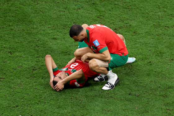 Immagine dell'articolo:Marocco da brividi dopo l’eliminazione: bellissimo gesto a fine partita!