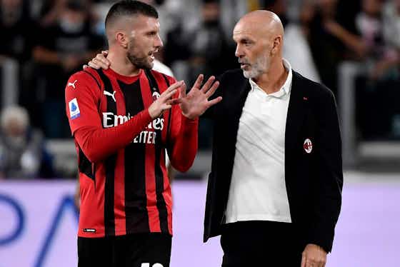 Article image:Pioli: “We came here to win the game, Rebić combines quality and intensity, now things start to get challenging”