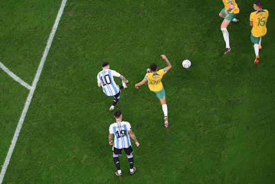 Imagen del artículo:Las mejores imágenes del gol de Lionel Messi para Argentina frente a Australia en Qatar 2022
