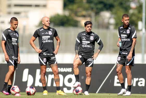 Imagem do artigo:Sem definição de data para retorno do estadual, Corinthians treina finalizações