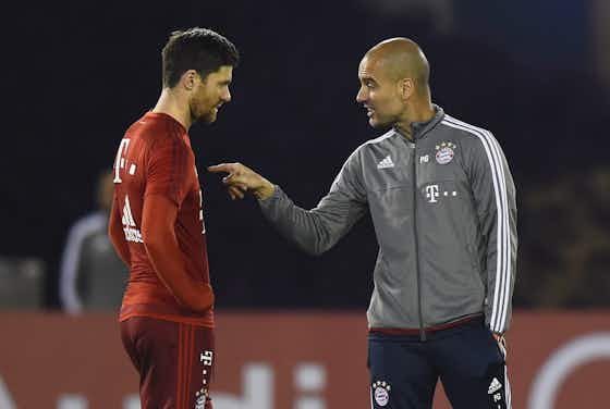 Imagem do artigo:Pep Guardiola elogia Xabi Alonso e “garante” título do Bayer Leverkusen