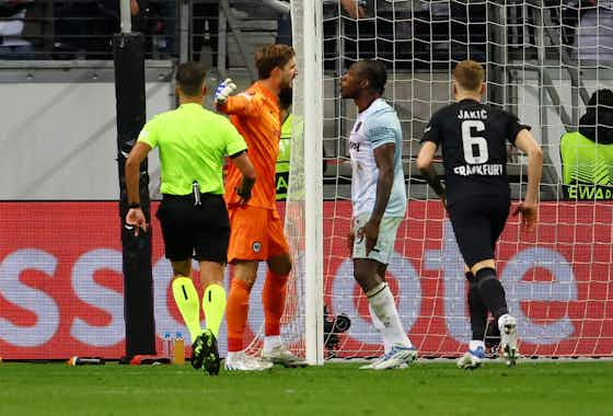 Article image:West Ham's Michail Antonio had perfect response to Frankfurt pitch invader