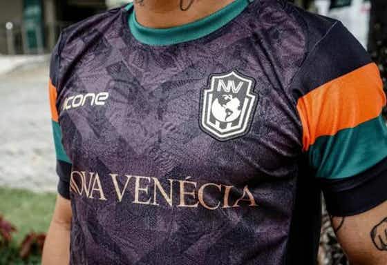 Imagem do artigo:Terceira camisa do Nova Venécia FC 2022 traz inspiração no Venezia FC