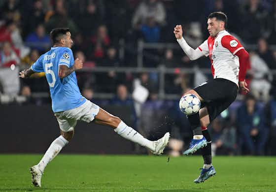 Imagen del artículo:Feyenoord 3-1 Lazio: Giménez y Zerrouki sentencian a una desaparecida Lazio en De Kuip