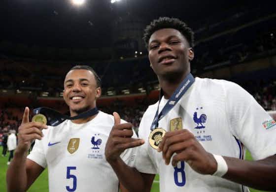 Image de l'article :Jules Koundé : « On a beaucoup évolué ensemble à Bordeaux. De faire cette Coupe du Monde ensemble, c’est vraiment beau »