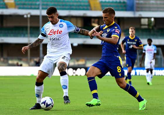 Immagine dell'articolo:Verona Napoli 1-2, il primo tempo: Kvaratskhelia e Osimhen ribaltano Lasagna