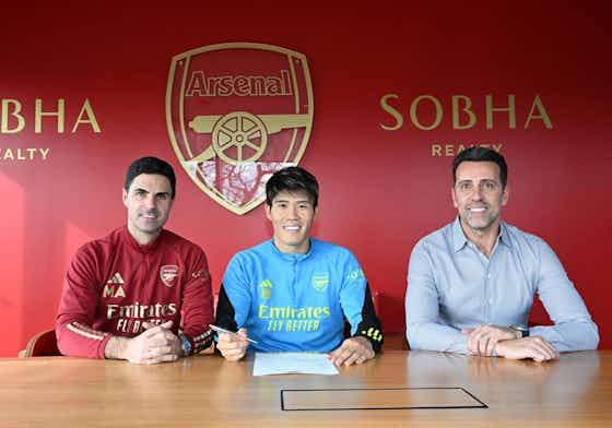 Article image:Takehiro Tomiyasu: Arsenal confirm new contract for versatile defender