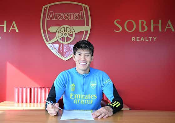 Article image:Takehiro Tomiyasu: Arsenal confirm new contract for versatile defender