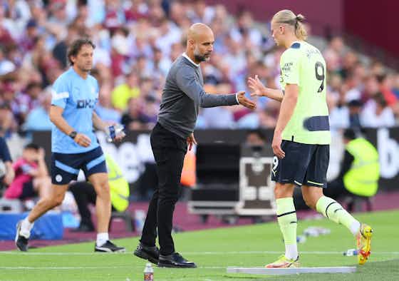 Article image:Erling Haaland: Peter Drury's commentary on Man City star vs West Ham